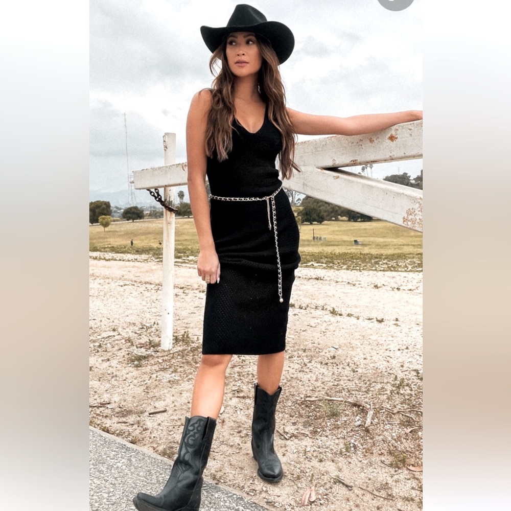 Crochet Knit Dress